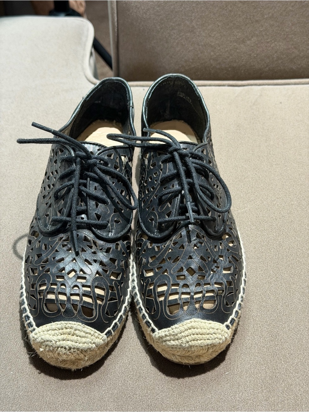 Vince Camuto “Dinah” Espadrilles Lace-Up Shoes Size 8.5